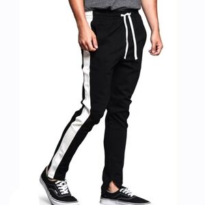 FashionNova Men's Black Track Pants